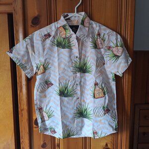 Women’s Patron Tequilla Hawaiian shirt NEW no tags size S